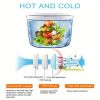 1L+5L+13L+27L+45L picnic insulated box, fresh-keeping box, outdoor picnic, barbecue, camping portable insulated box, orange fresh-keeping box