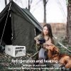 2200btu Camping Air Conditioners,Heating And Cooling 2-Use 300w Portable Intelligent With Remote Control Mobile Air Conditioner