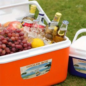 1/5.2/8.4/13.7/28.5/47.5 QT picnic incubator, fresh-keeping box, outdoor picnic, barbecue, camping portable incubator, fresh orange box (style: 5.2QT/5L-1pc)